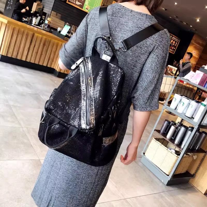Luxury Bags For School - Sacs à dos à paillettes en