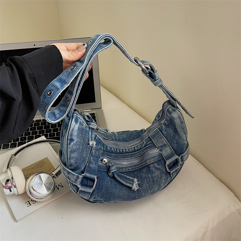 Luxury Bags Denim - Sac à bandoulière en Denim pour