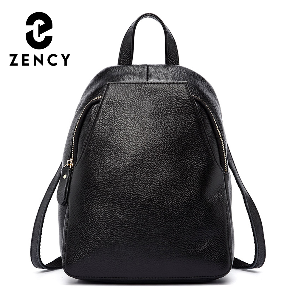 Genuine Leather Backpack - Zency Charm – sac à dos