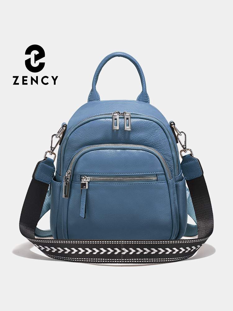 Genuine Leather Backpack - Zency petit sac à dos en