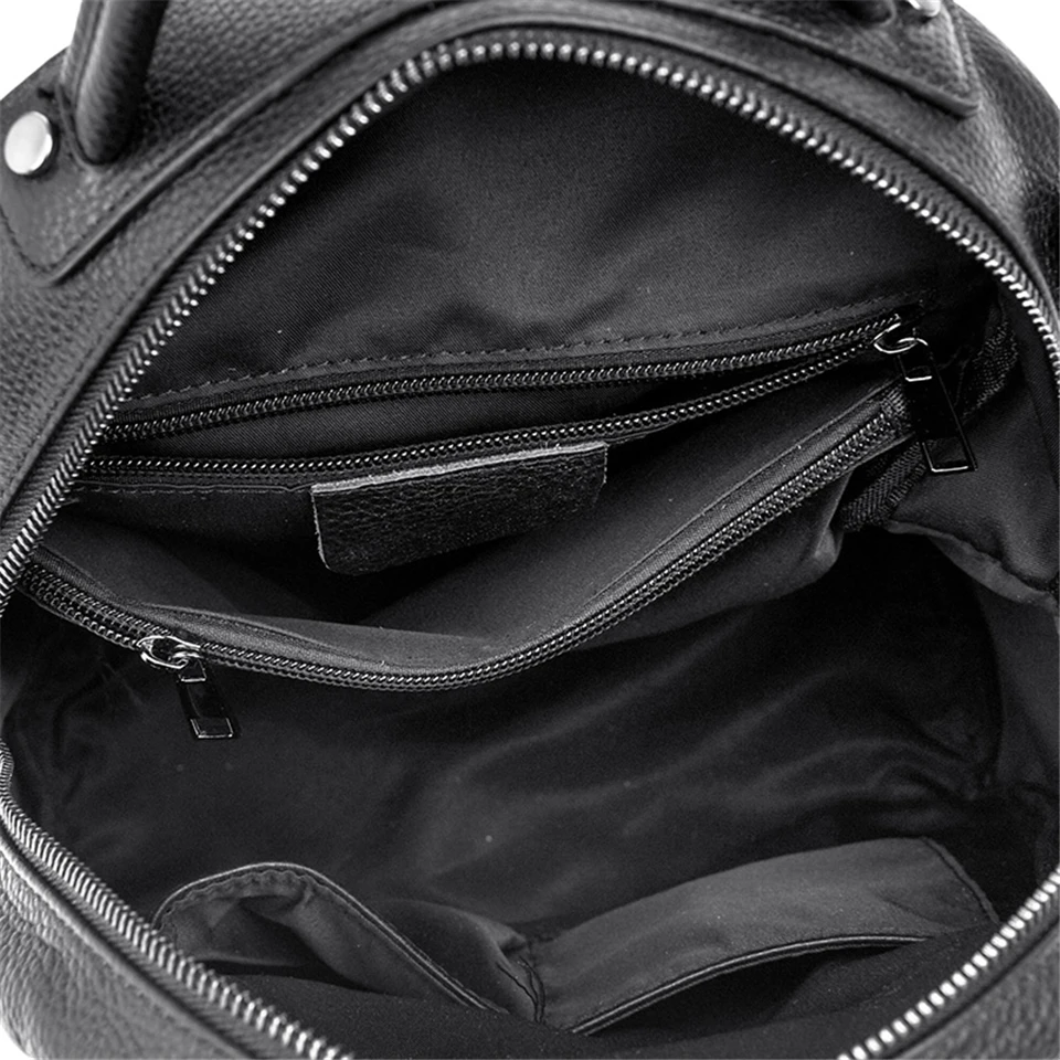 Sac à dos en cuir véritable po - Luxury Bags For School avis et prix