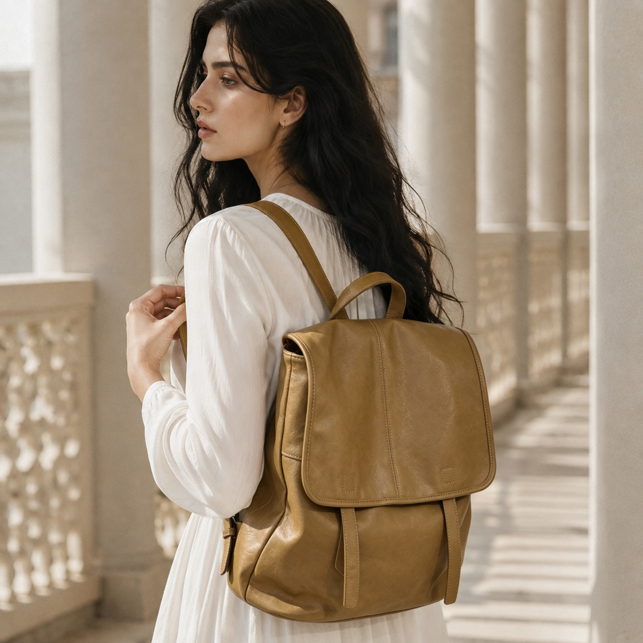 Nouveau modèle 2026, sac à dos - Genuine Leather Backpack avis et prix