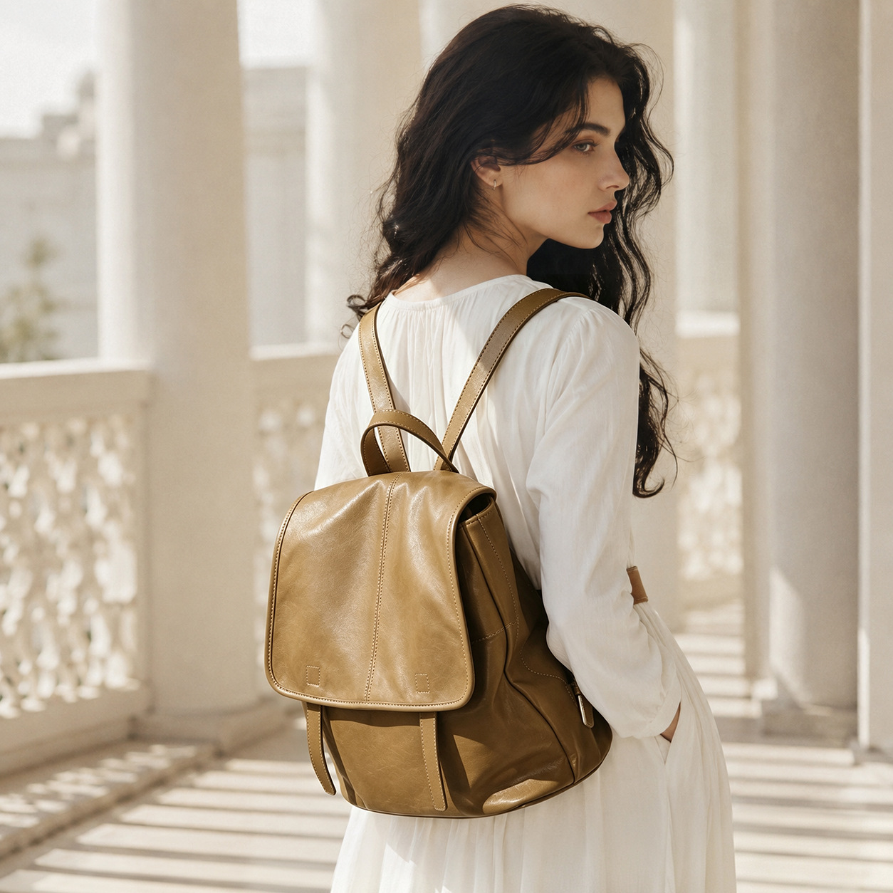 Nouveau modèle 2026, sac à dos - Genuine Leather Backpack avis et prix