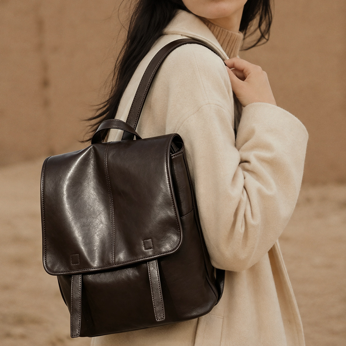 Nouveau modèle 2026, sac à dos - Genuine Leather Backpack avis et prix
