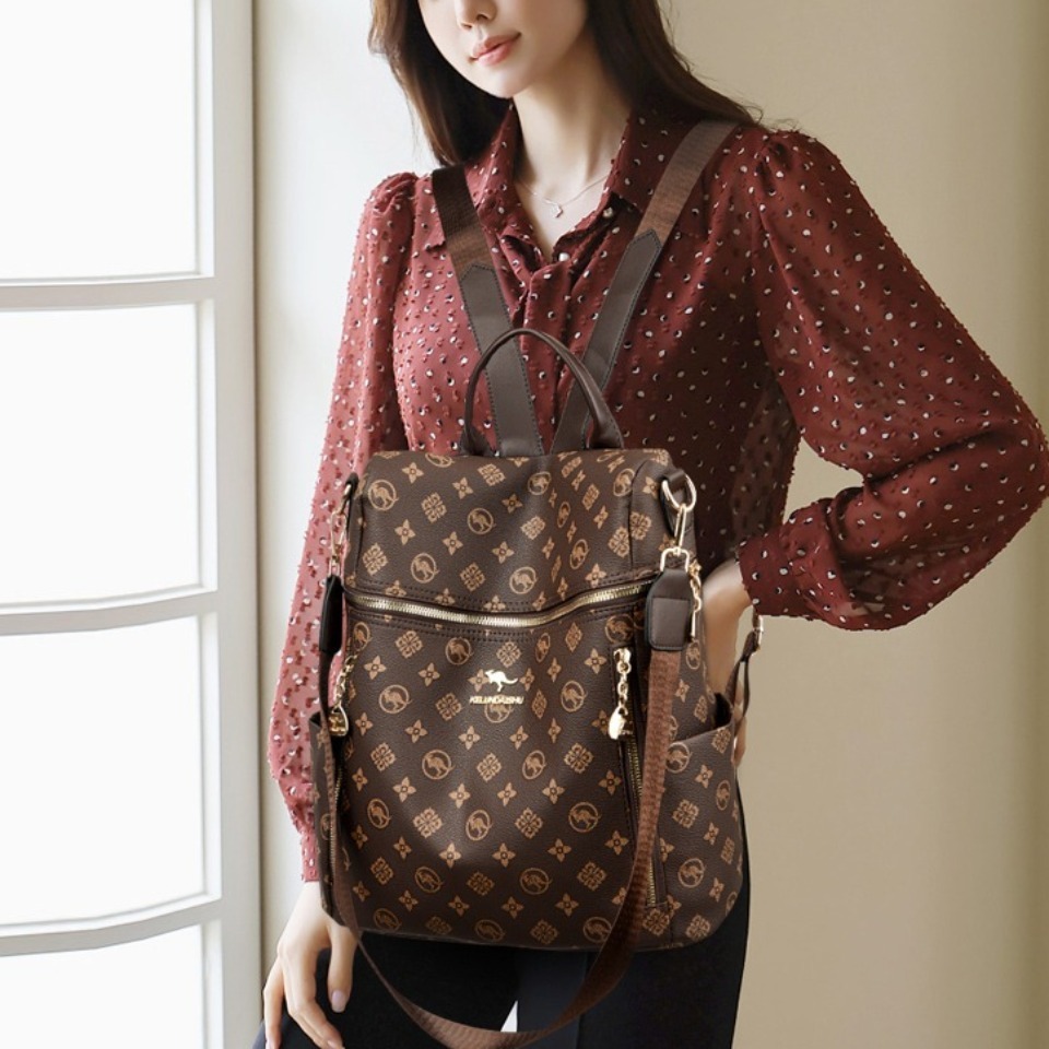 Véritable marque femmes en cui - Genuine Leather Backpack avis et prix