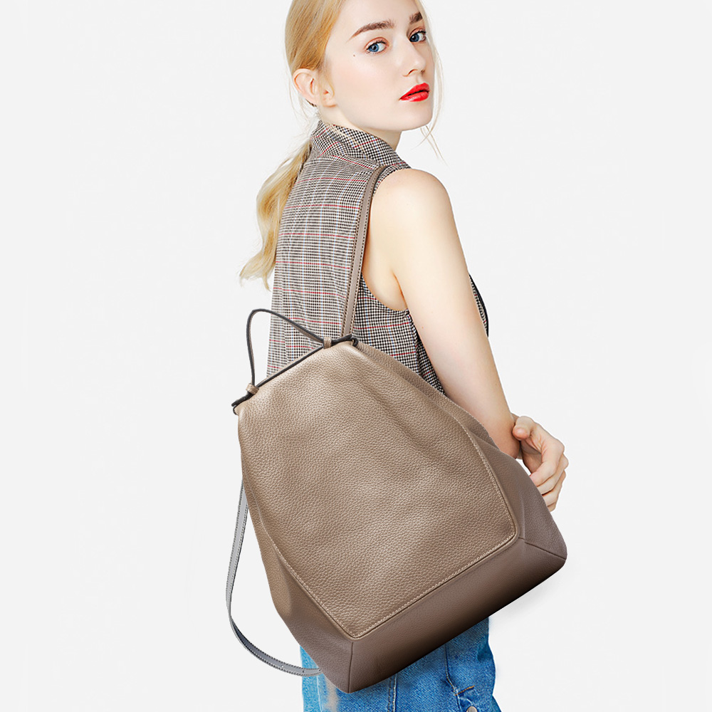 Zency femmes 100% en cuir véri - Genuine Leather Backpack avis et prix