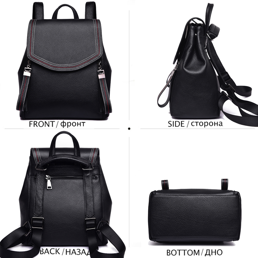 Fil de mode femmes sac à dos c - Genuine Leather Backpack avis et prix