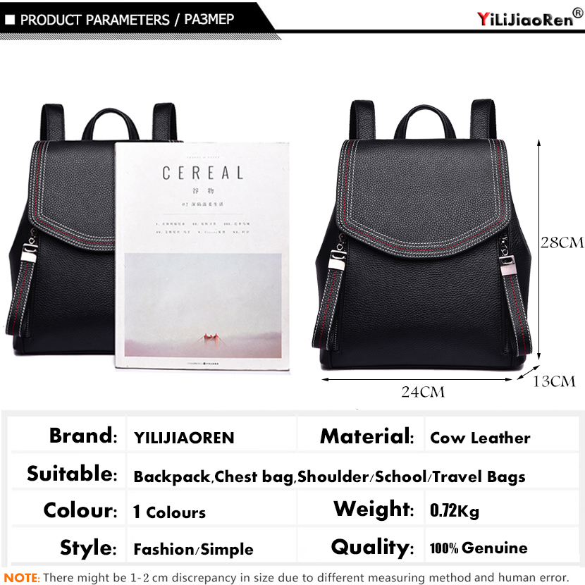 Fil de mode femmes sac à dos c - Genuine Leather Backpack avis et prix