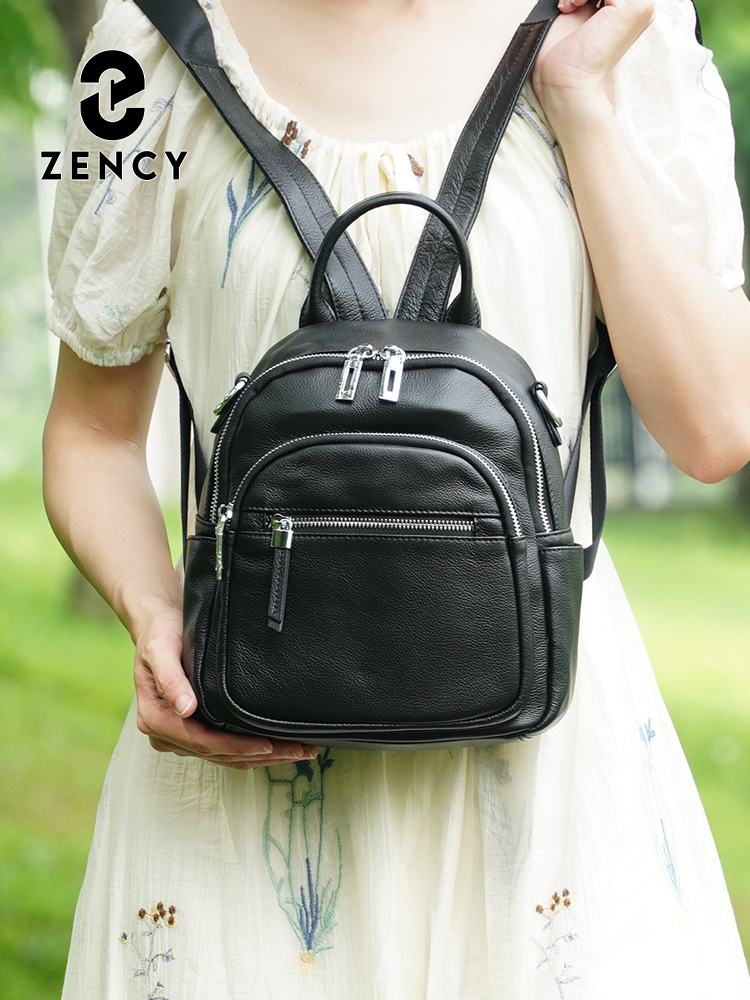 Sac pour femme en cuir véritab - Genuine Leather Backpack avis et prix