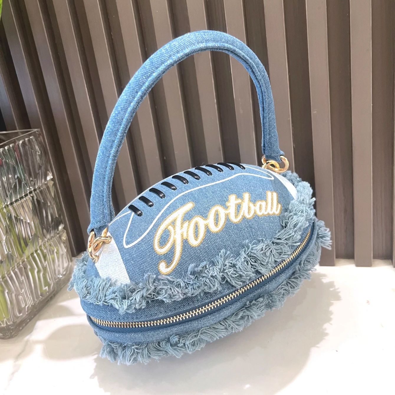 Sac à main en denim en forme d - Luxury Bags Denim avis et prix