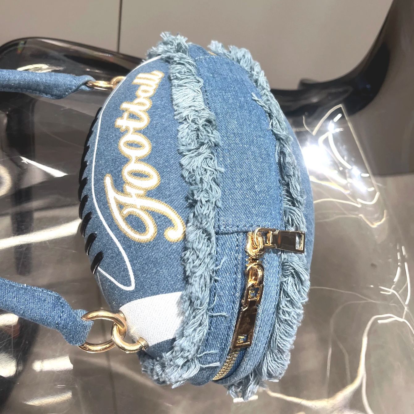 Sac à main en denim en forme d - Luxury Bags Denim avis et prix