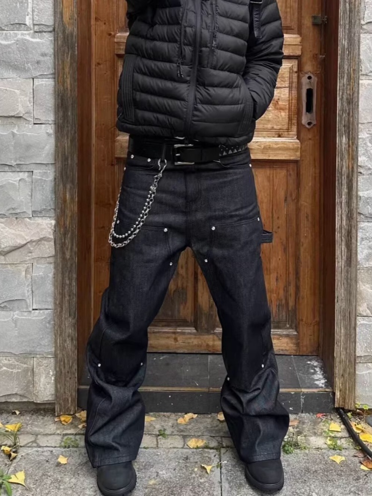 Jean Baggy Noir Cleanfit Cyber - Luxury Bags Denim avis et prix