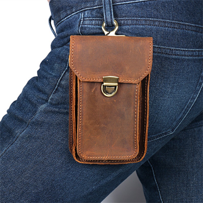 Nouveau modèle de sac banane p - Genuine Leather Backpack avis et prix