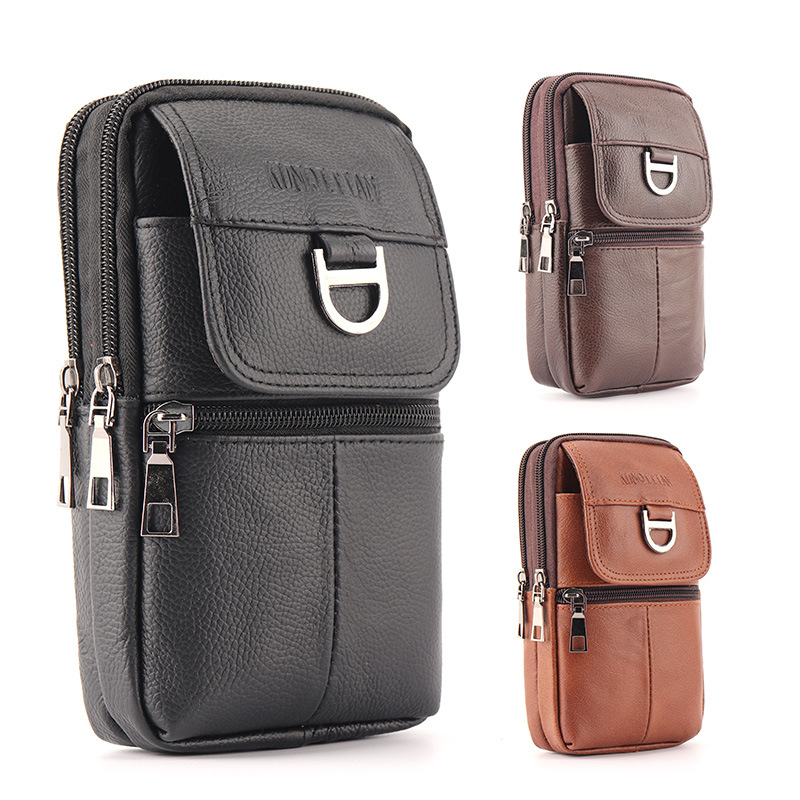 Sac banane en cuir pour homme  - Genuine Leather Backpack avis et prix
